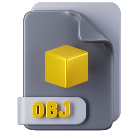 OBJ-Datei  3D Icon