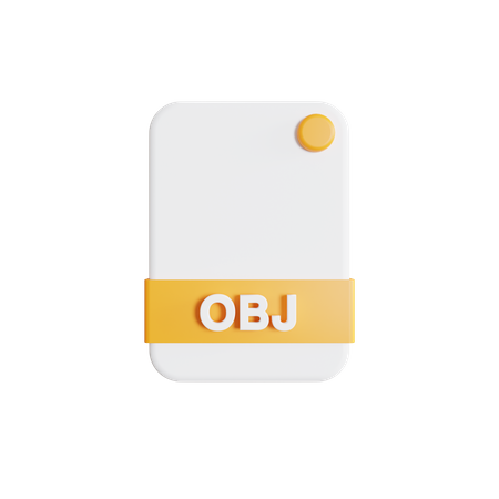 OBJ-Datei  3D Icon