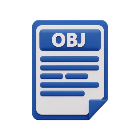 OBJ-Datei  3D Icon