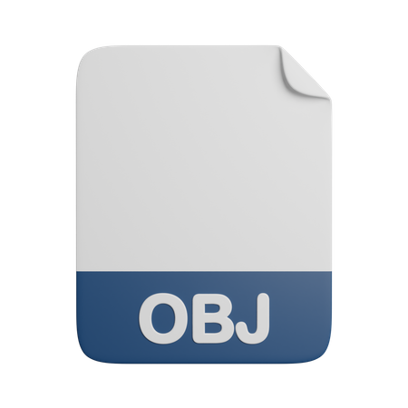 OBJ-Datei  3D Icon