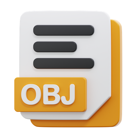 OBJ FILE  3D Icon