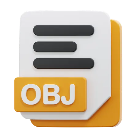 OBJ FILE  3D Icon
