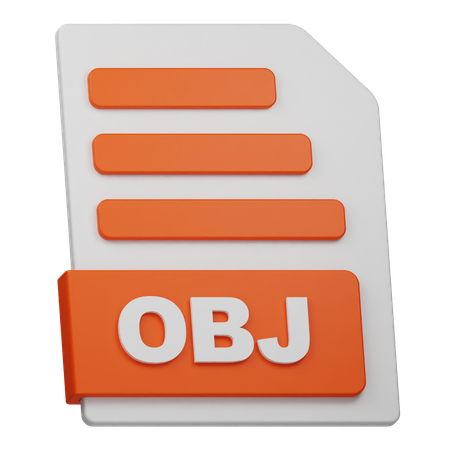 Obj 파일  3D Icon