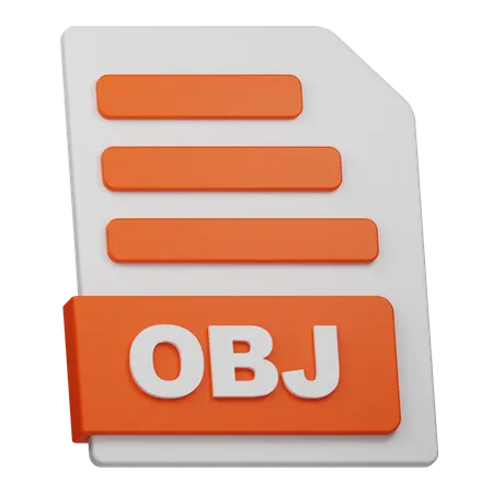 Obj 파일  3D Icon