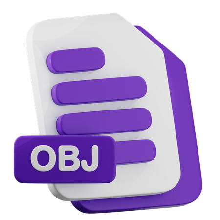 Objファイル  3D Icon