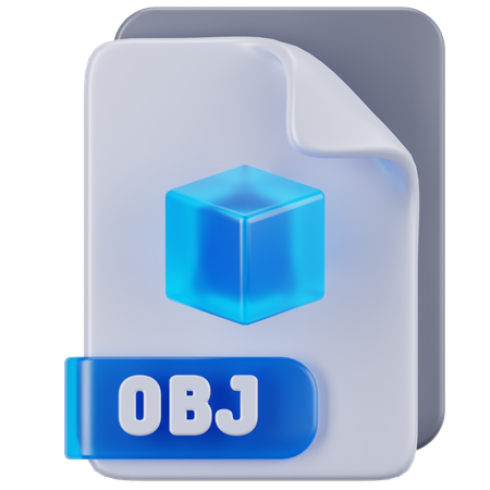 OBJ File  3D Icon