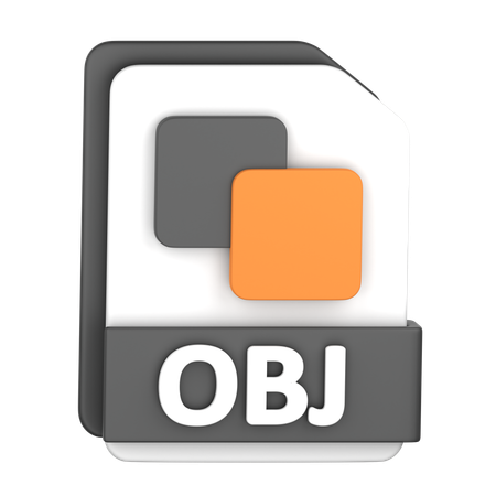 Obj File  3D Icon