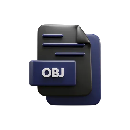 Obj File  3D Icon