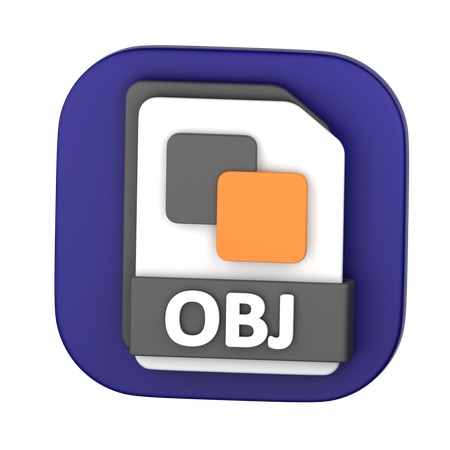 OBJ File  3D Icon