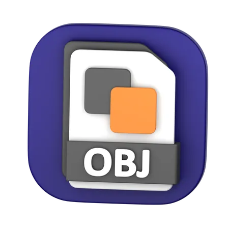 OBJ File  3D Icon