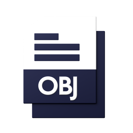 OBJ File  3D Icon