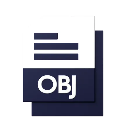 OBJ File  3D Icon