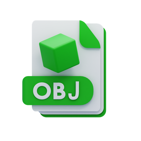 Obj File  3D Icon