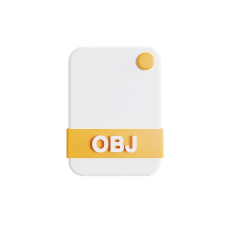 Obj File  3D Icon