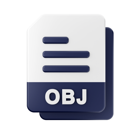 OBJ File  3D Icon