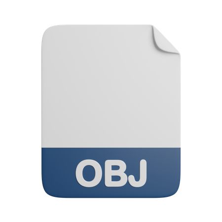 Obj File  3D Icon