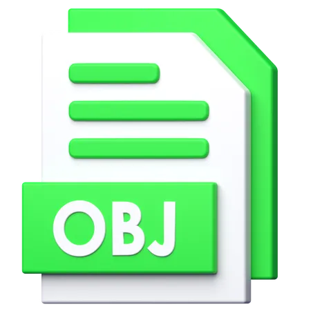 Obj File  3D Icon