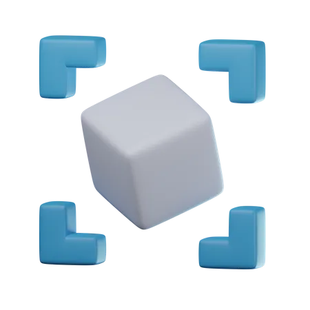 Object Recognition  3D Icon