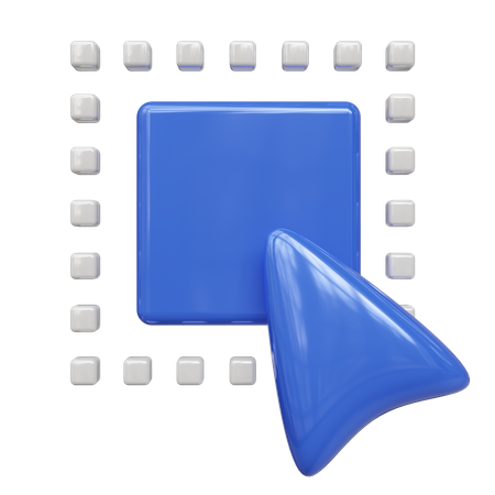 객체 선택 도구  3D Icon