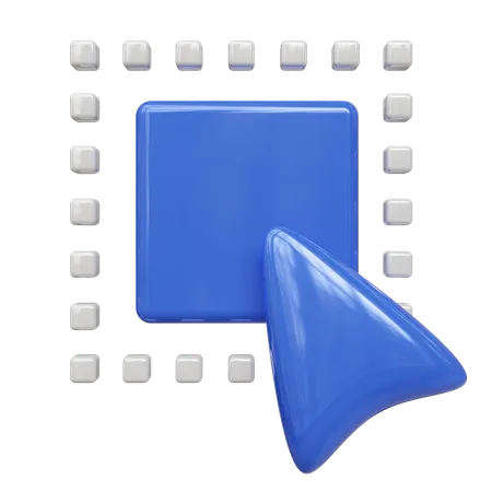 객체 선택 도구  3D Icon