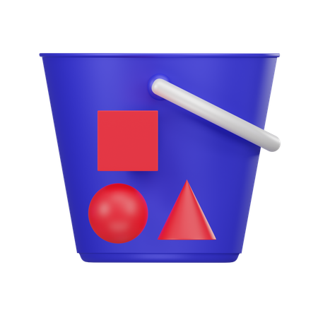 Object Storage Bucket  3D Icon