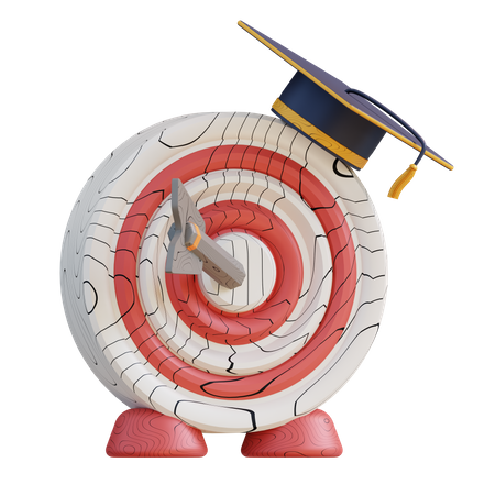 Objectif académique  3D Icon