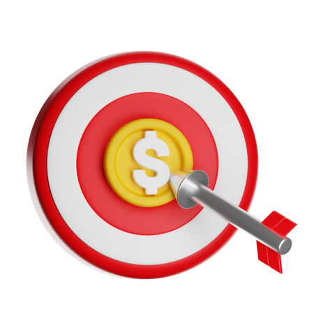 Objectif commercial  3D Icon