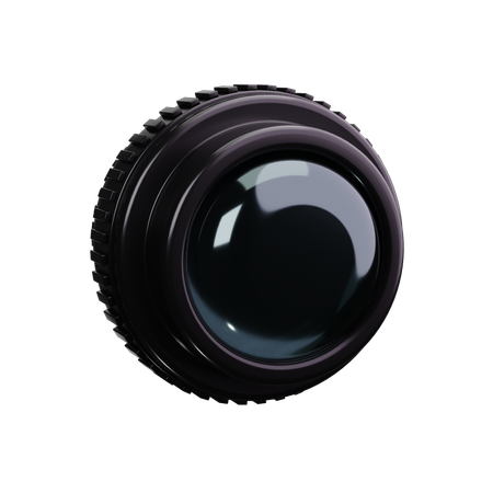 Objectif de la caméra  3D Icon