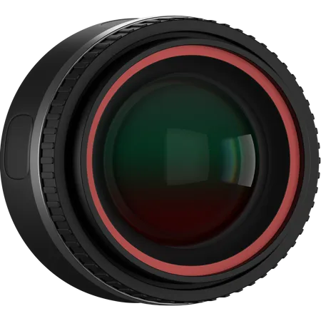 Objectif de la caméra  3D Icon