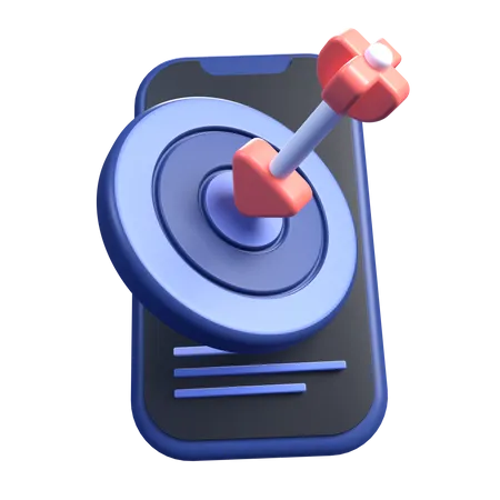 Objectif en ligne  3D Icon