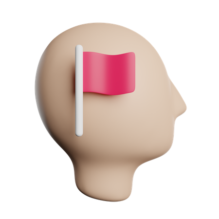 Objectif mental  3D Icon