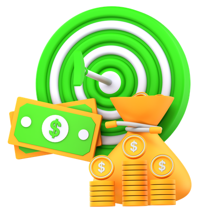 Objectifs financiers  3D Icon