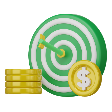 Objectifs financiers  3D Icon