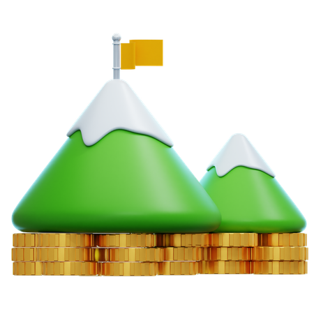 Objectifs financiers - Illustration 3D  3D Icon
