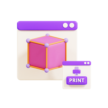 Objet d'impression  3D Icon