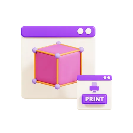 Objet d'impression  3D Icon