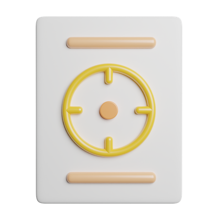 Objetivo  3D Icon