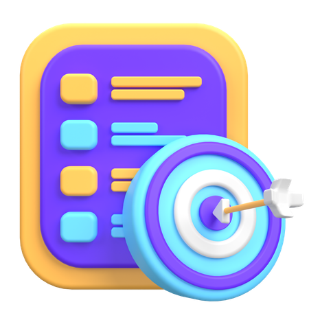 Objetivo  3D Icon