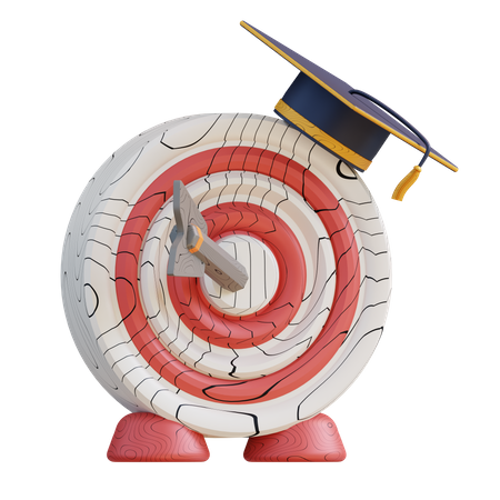 Objetivo acadêmico  3D Icon