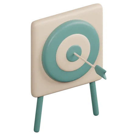 Objetivo empresarial  3D Icon