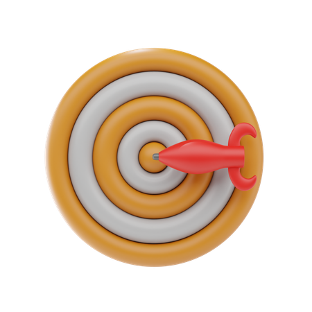 Objetivo empresarial  3D Icon