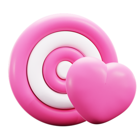 Objetivo de amor  3D Icon