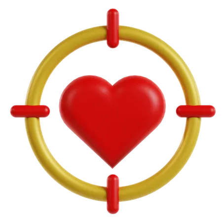 Objetivo de amor  3D Icon