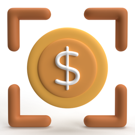 Objetivo de dinero  3D Icon