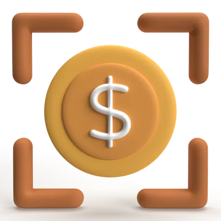 Objetivo de dinero  3D Icon