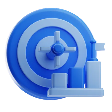 Objetivo empresarial  3D Icon