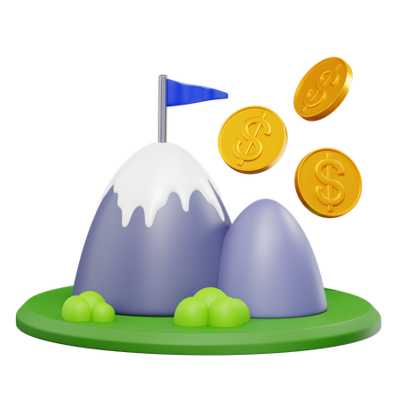 Objetivo empresarial  3D Icon