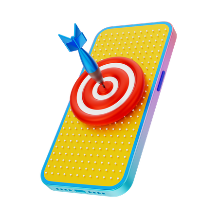 Objetivo en línea  3D Icon