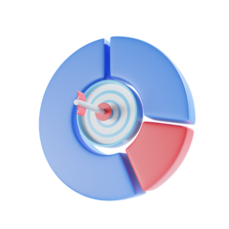 Objetivo empresarial  3D Icon