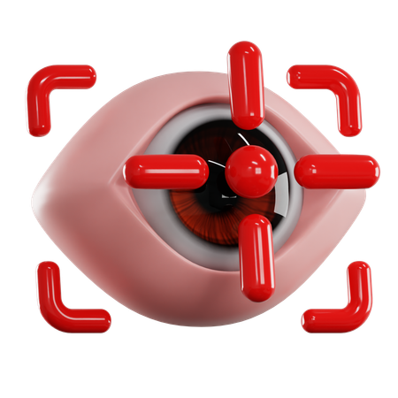 Objetivo ocular  3D Icon